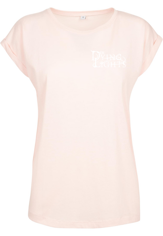 In Dying Lights - Extended Shoulder Ladies T-Shirt "Logo rose"